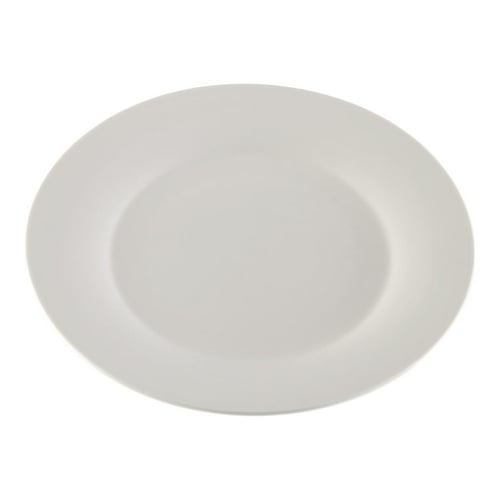Desserttallerken Hvid Cirkulær Porcelæn (20,5 x 20,5 cm)_0