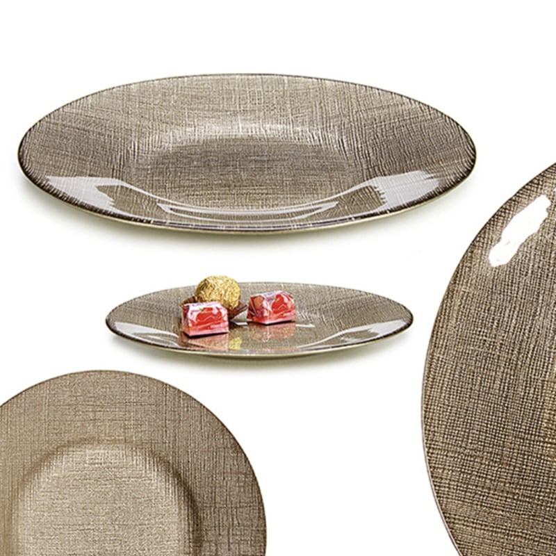 Plate Crystal Dark Grey (21 x 2 x 21 cm)_0