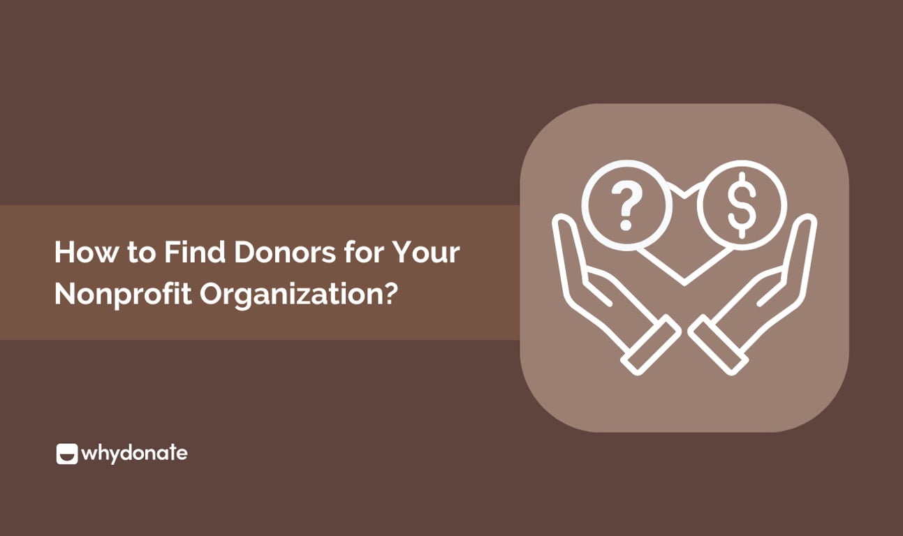 How to Find Donors for Your Nonprofit Organization?