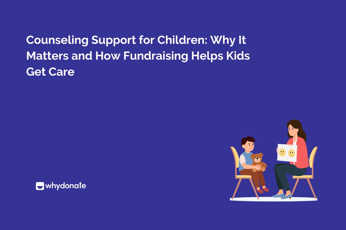 Counseling Support for Children Why It Matters and How Fundraising Helps Kids Get Care