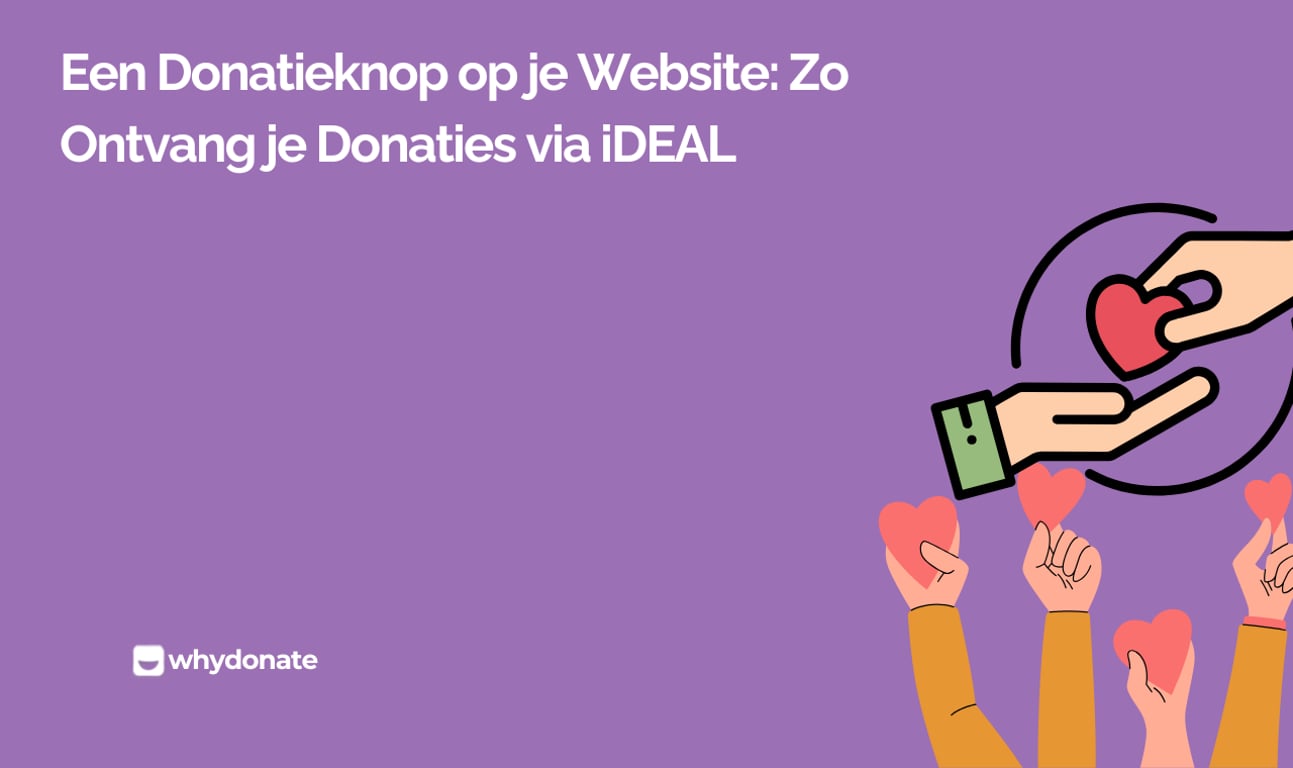 Een donatieknop op je website: zo ontvang je donaties via iDEAL