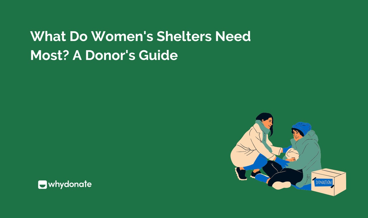 women's shelter donations