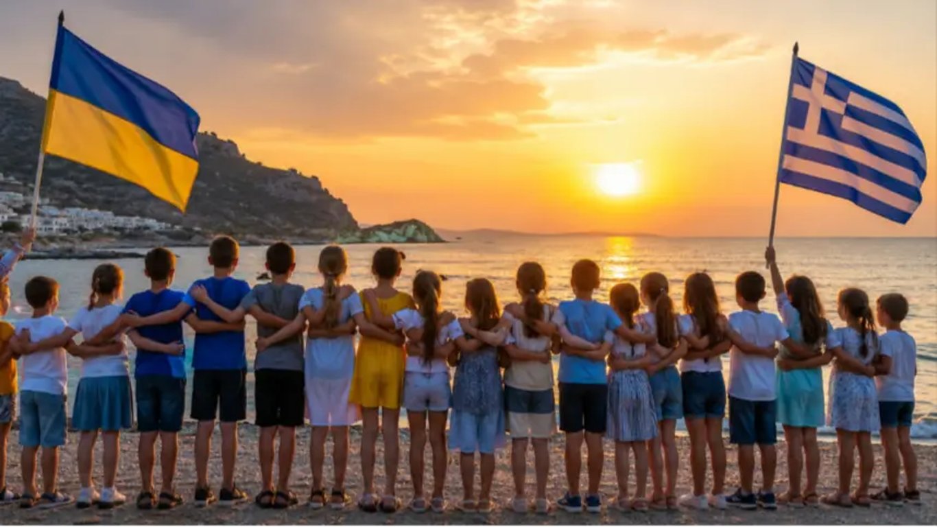 A Week in Greece for 20 Ukrainian Children Orphaned by War