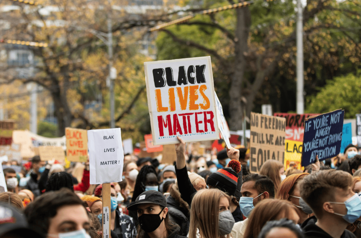 Anti-Racism Slogans and Fundraising Campaigns