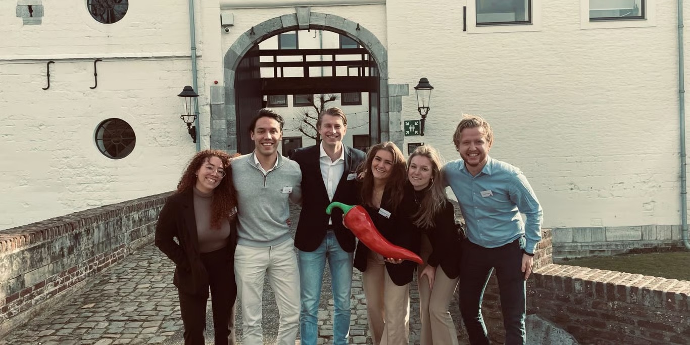Students at an international programme