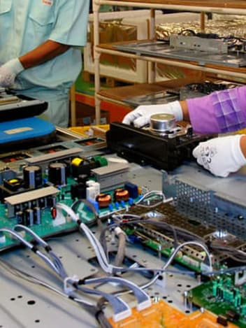 Vocational training in electronics assembly