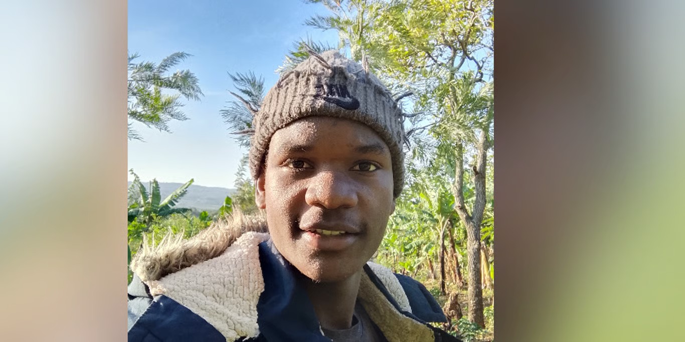 Student taking a selfie outdoors