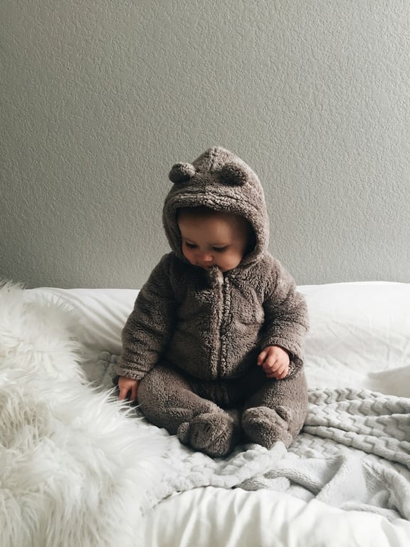 Sleeping newborn baby