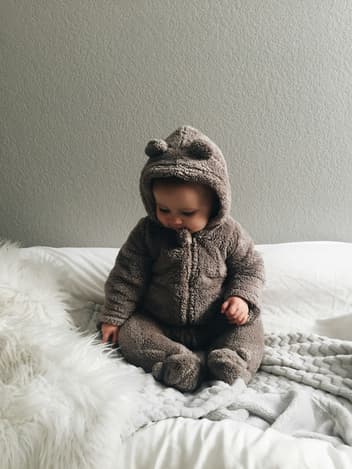 Sleeping newborn baby