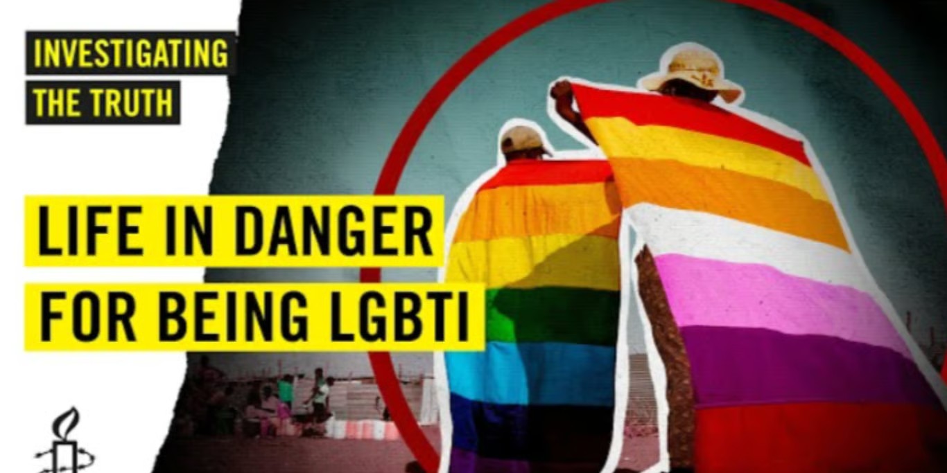 Rainbow flags at an awareness campaign