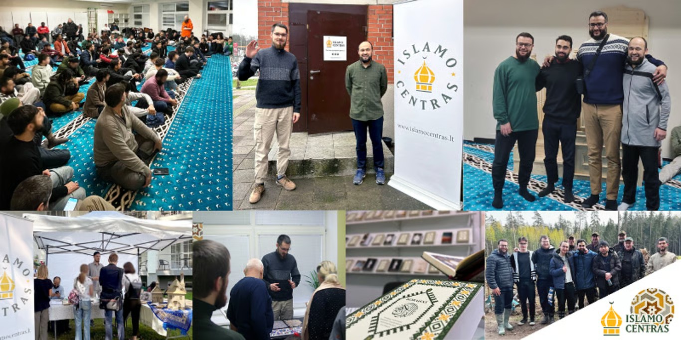 Community gathering at an Islamic centre