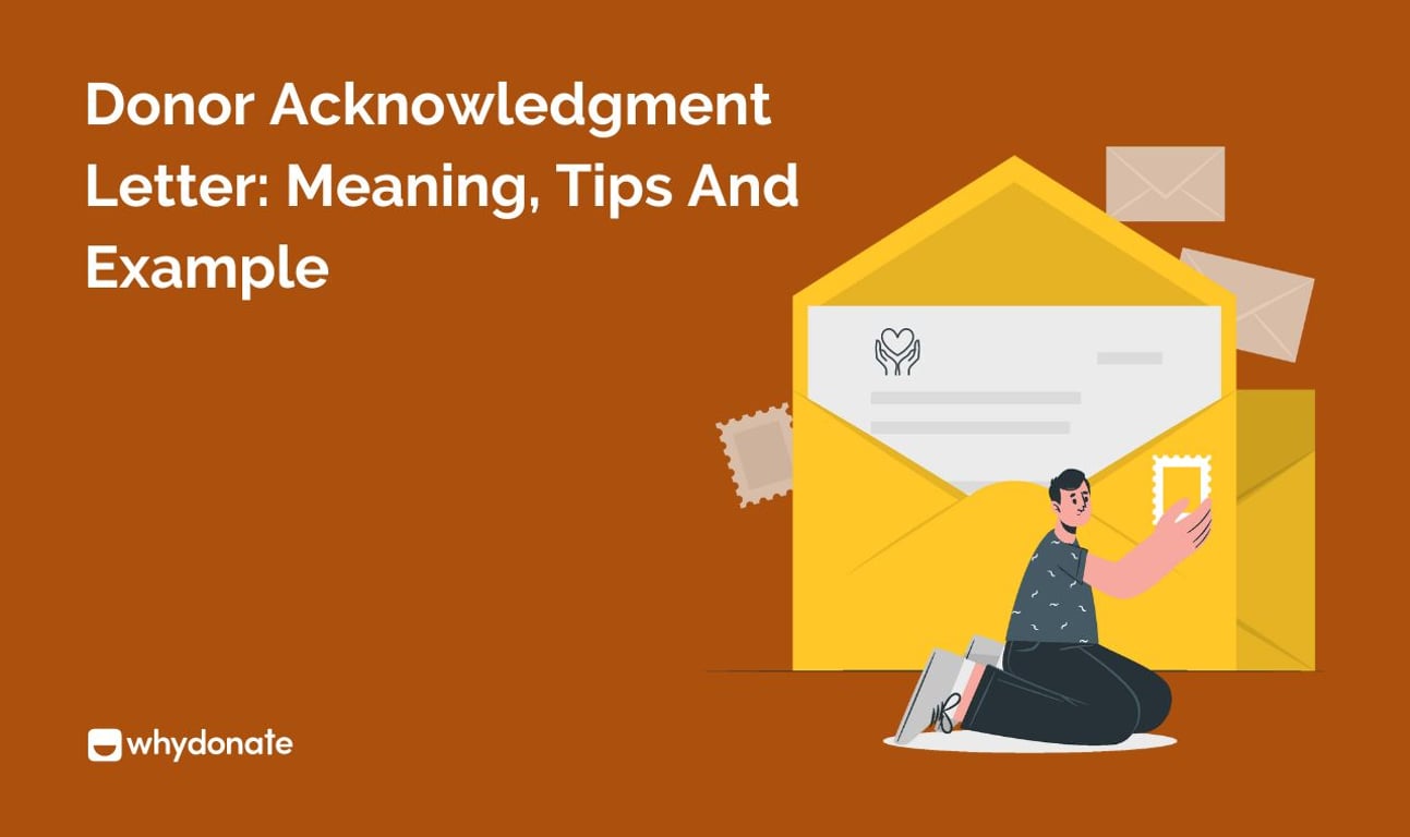 Donor Acknowledgement Letter: Templates, Examples & Writing Tips
