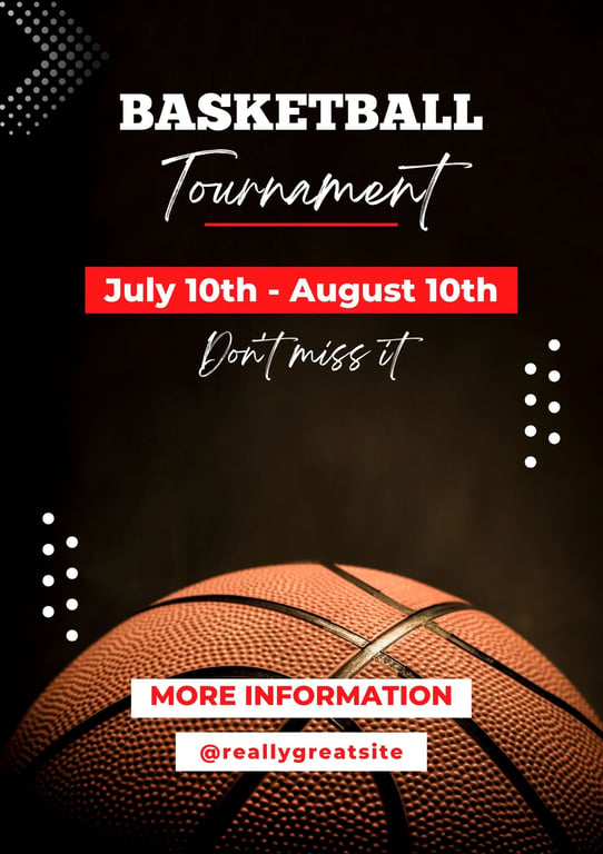 Basketball Fundraiser Flyer 1
