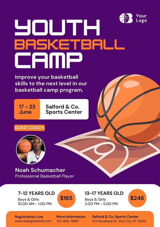 Basketball Fundraiser Flyer 2