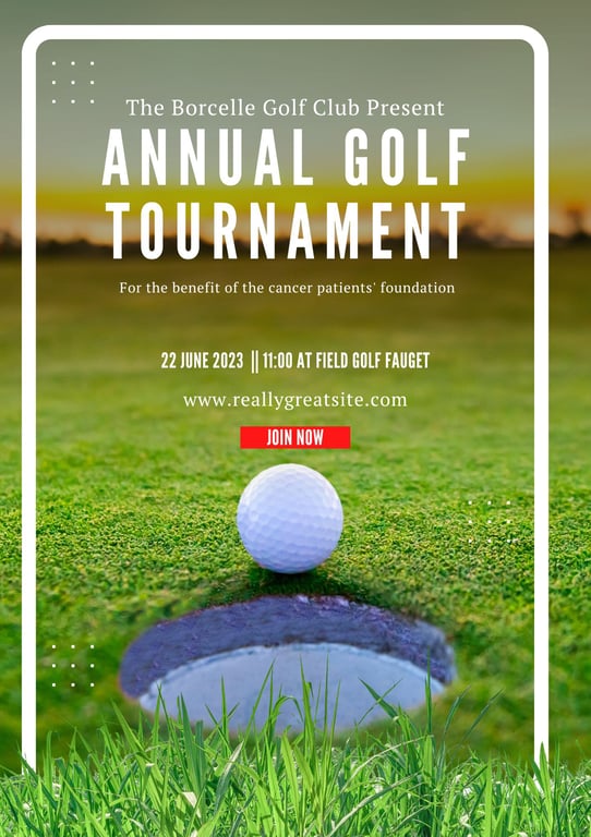 Golf Fundraiser Flyer 2
