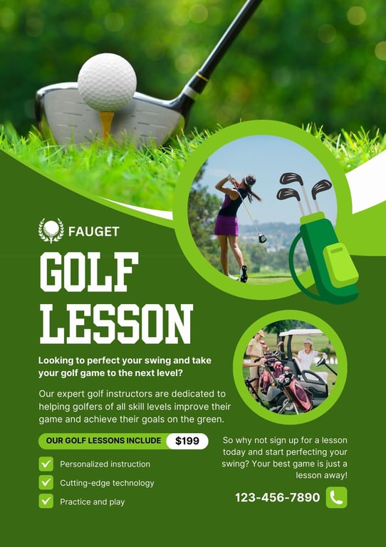 Golf Fundraiser Flyer Ideas