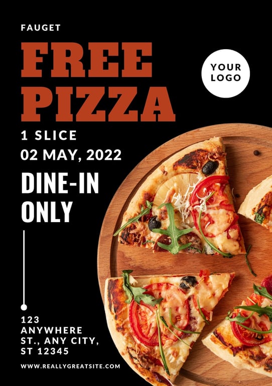 Pizza Fundraiser Flyer 1