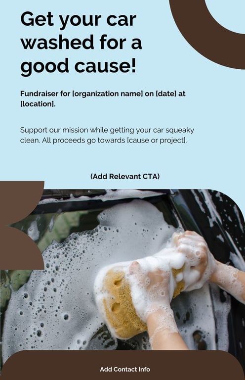 fundraising flyer