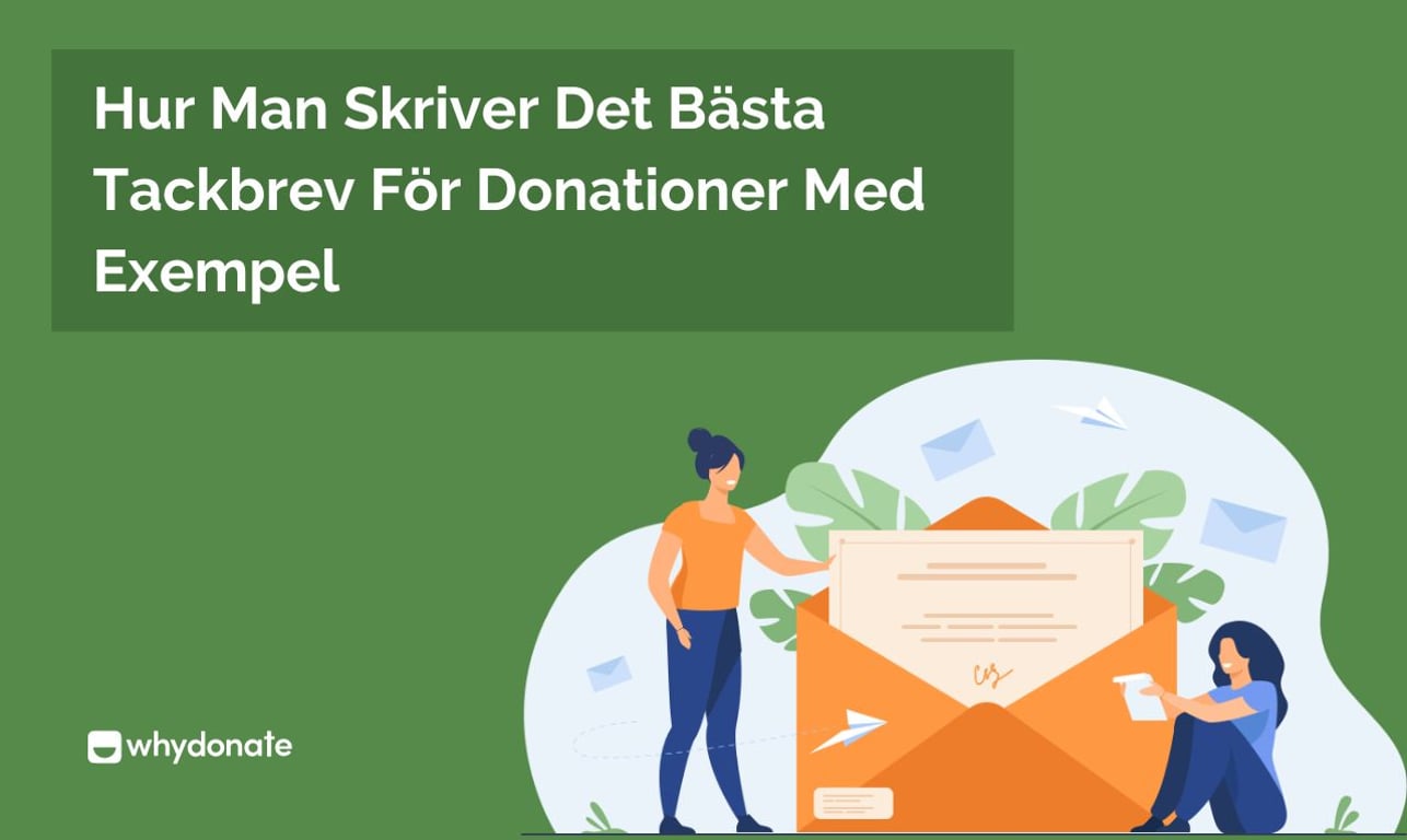 Hur Man Skriver Det Bästa Tackbrev För Donationer Med Exempel
