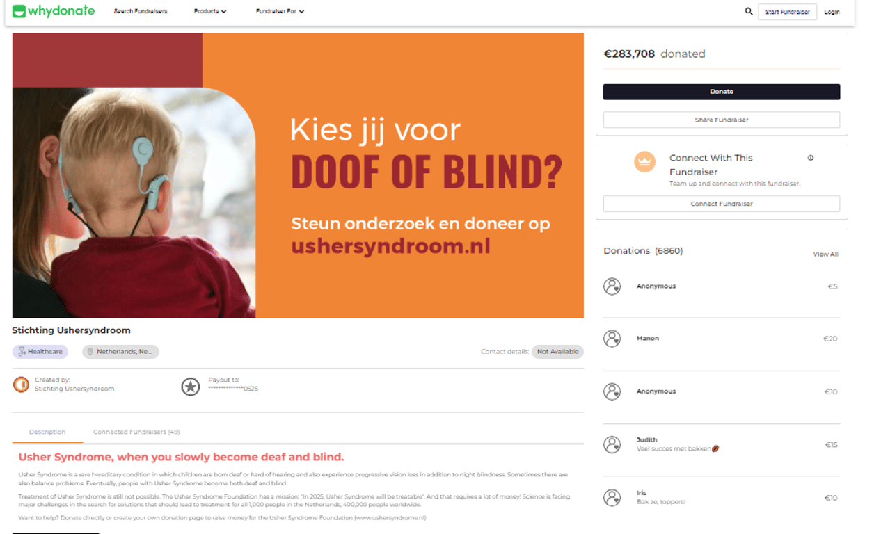 Donation Landing Page