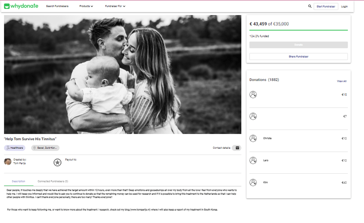 Donation Landing Page - Example
