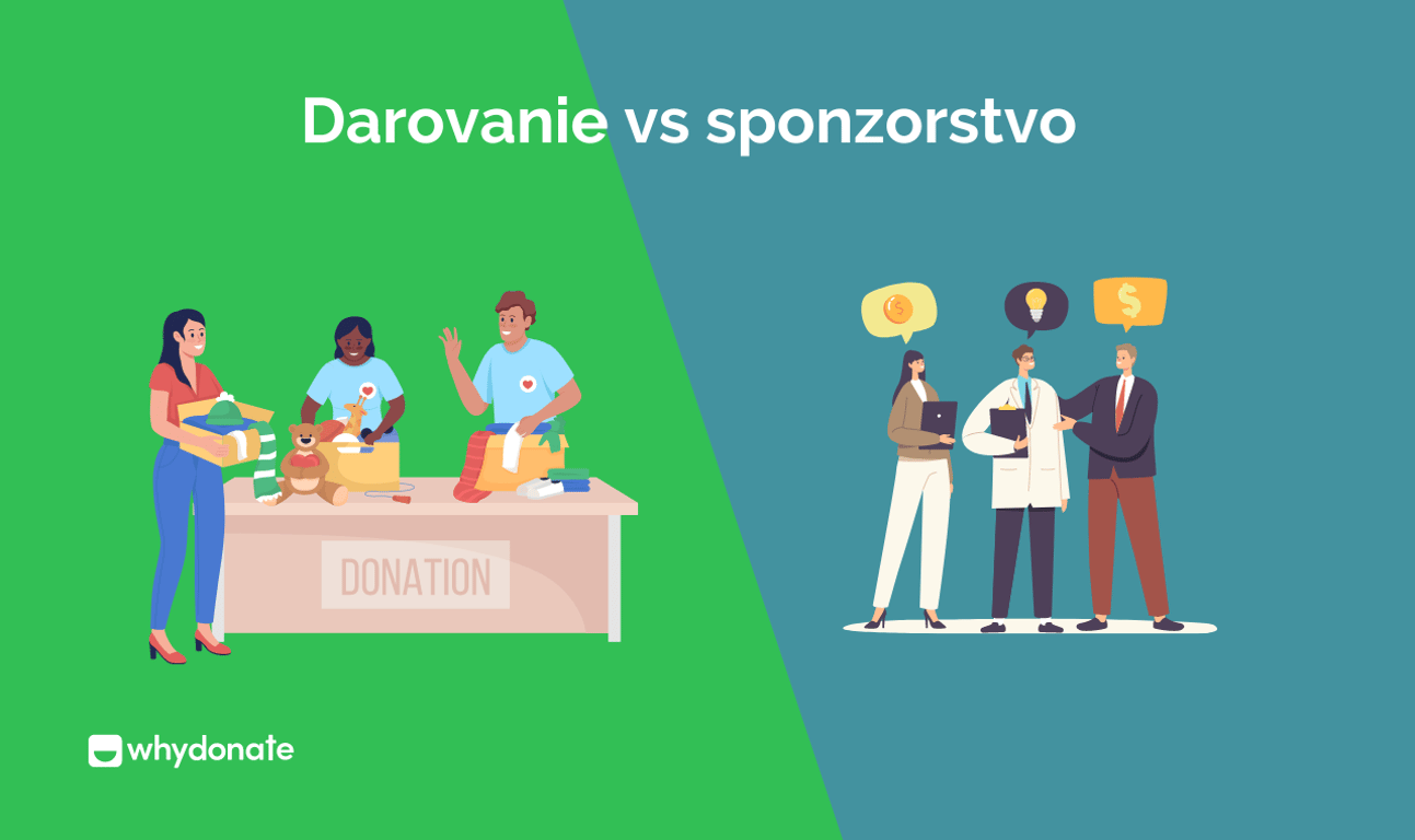 Darcovstvo vs. sponzorstvo | Aký je rozdiel medzi sponzorstvom a darcovstvom