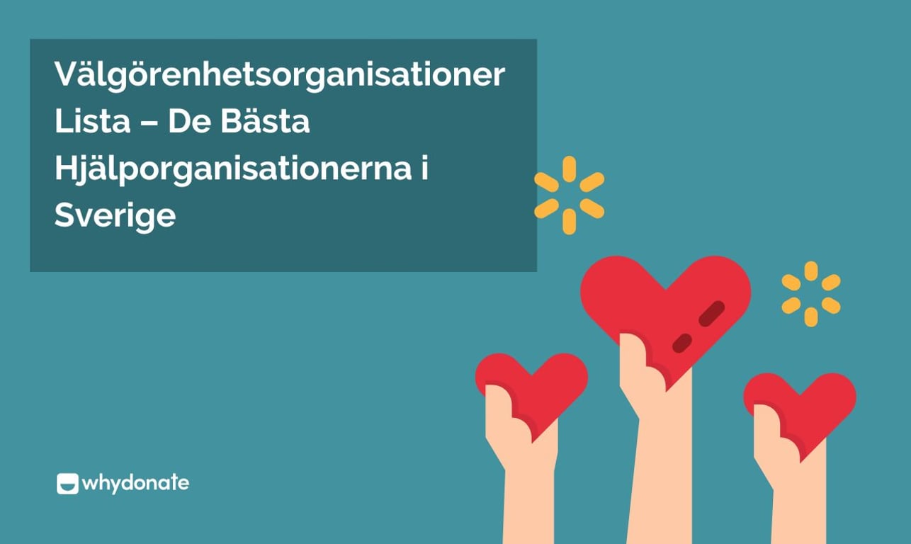Välgörenhetsorganisationer Lista – De Bästa Hjälporganisationerna i Sverige