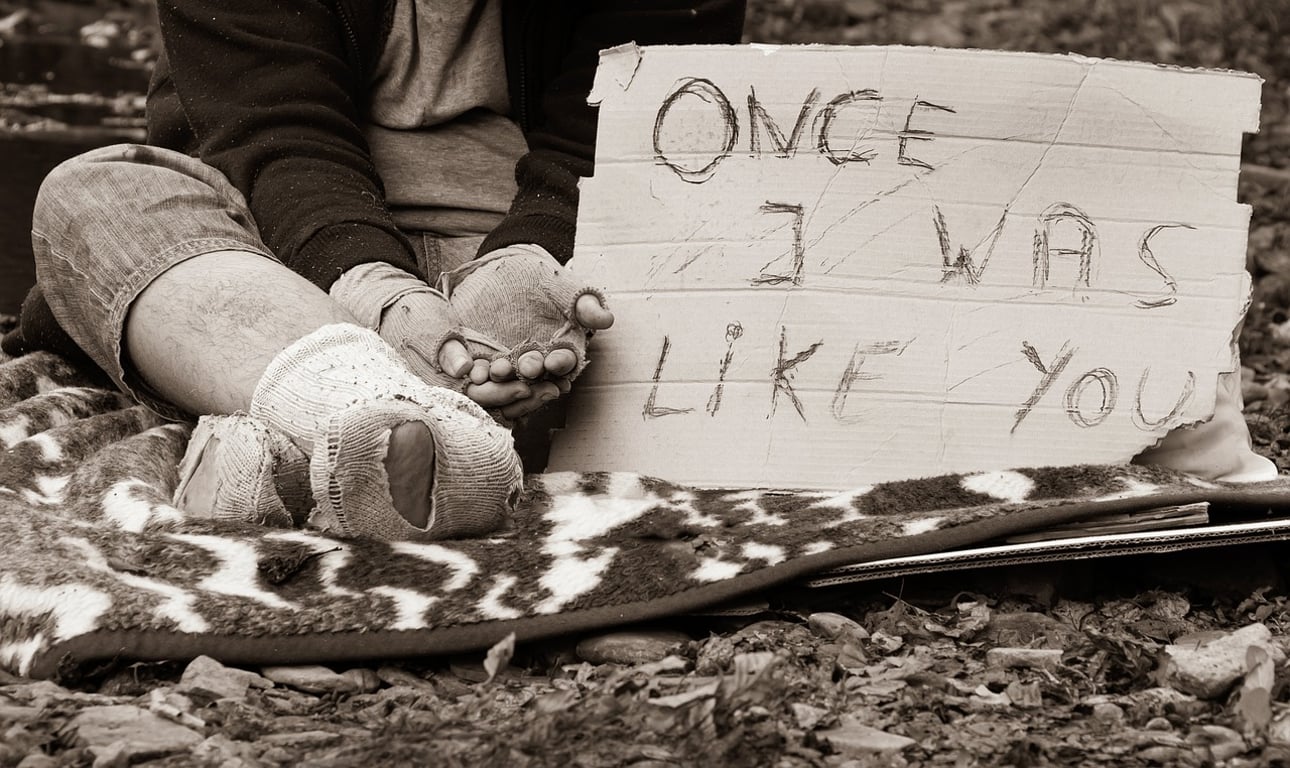 crowdfunding dakloze man