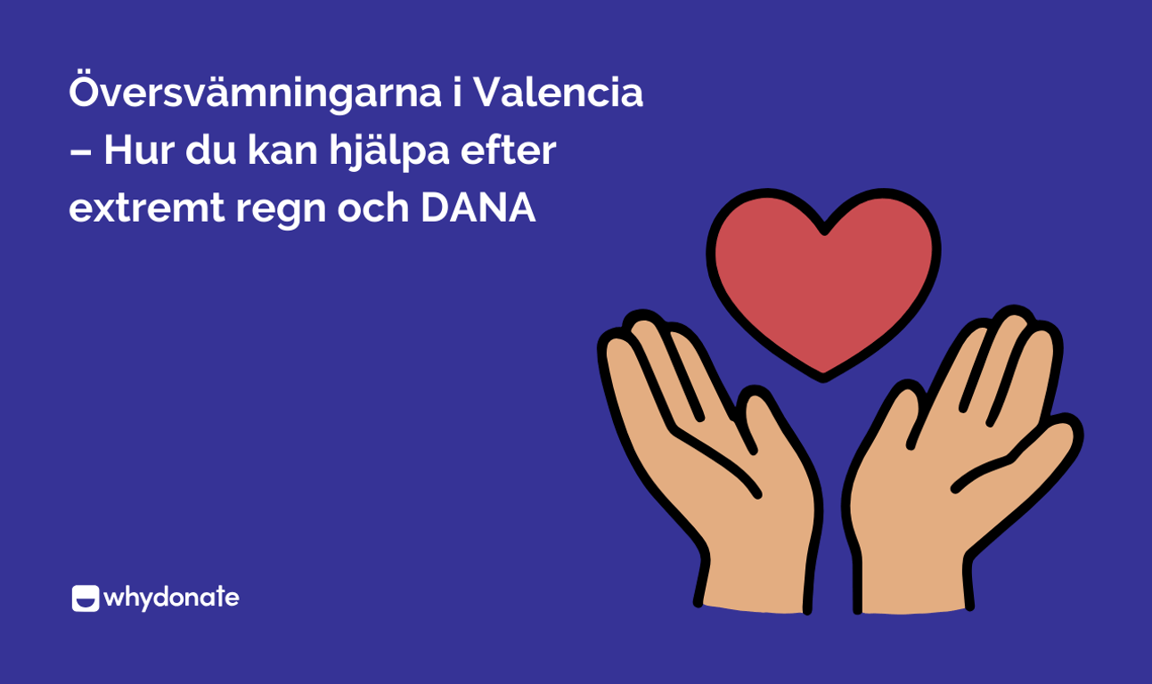 Översvämningarna i Valencia – Hur du kan hjälpa efter extremt regn och DANA