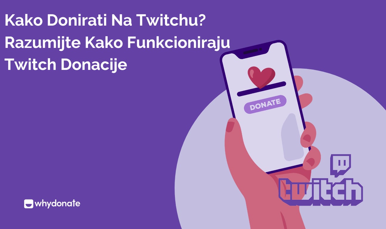 Twitch donacije: Kako postaviti donacije na Twitchu