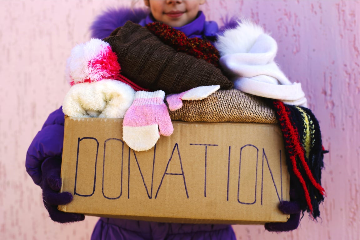 donating clothes to charity