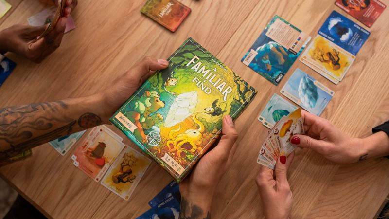 HYPE: A Familiar Find: A New Card Game from Darrington Press Coming April 7th! 