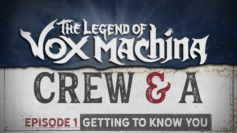 Crew & A Episode 1: Getting to Know You