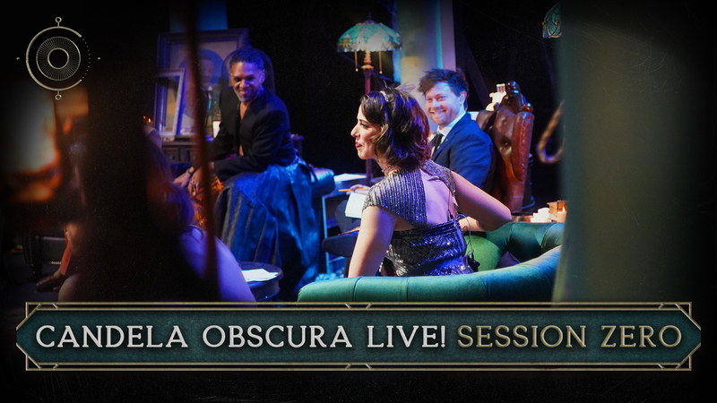 Creating Characters for The Circle of the Silver Screen at our LIVE Candela Obscura Show