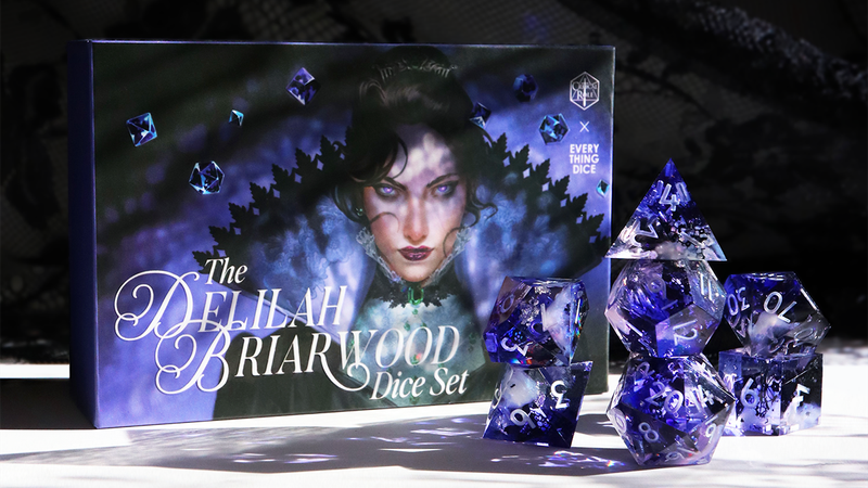 HYPE: Embrace Darkness with the Delilah Briarwood Dice Set!