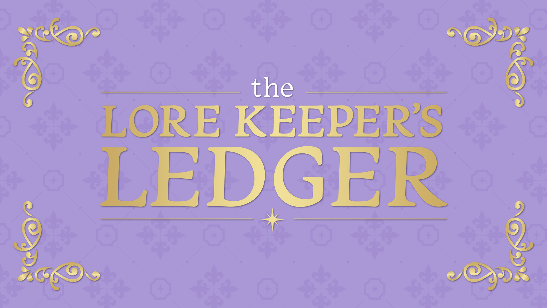 Lore Keeper's Ledger