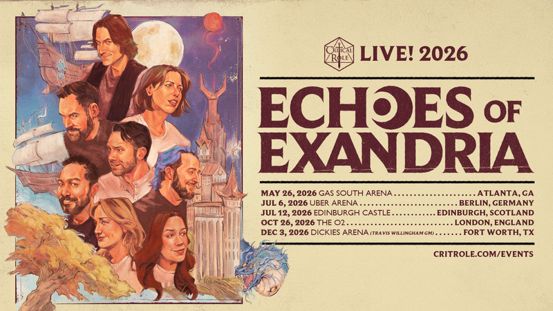 OUR 2026 LIVE SHOW TOUR: ECHOES OF EXANDRIA