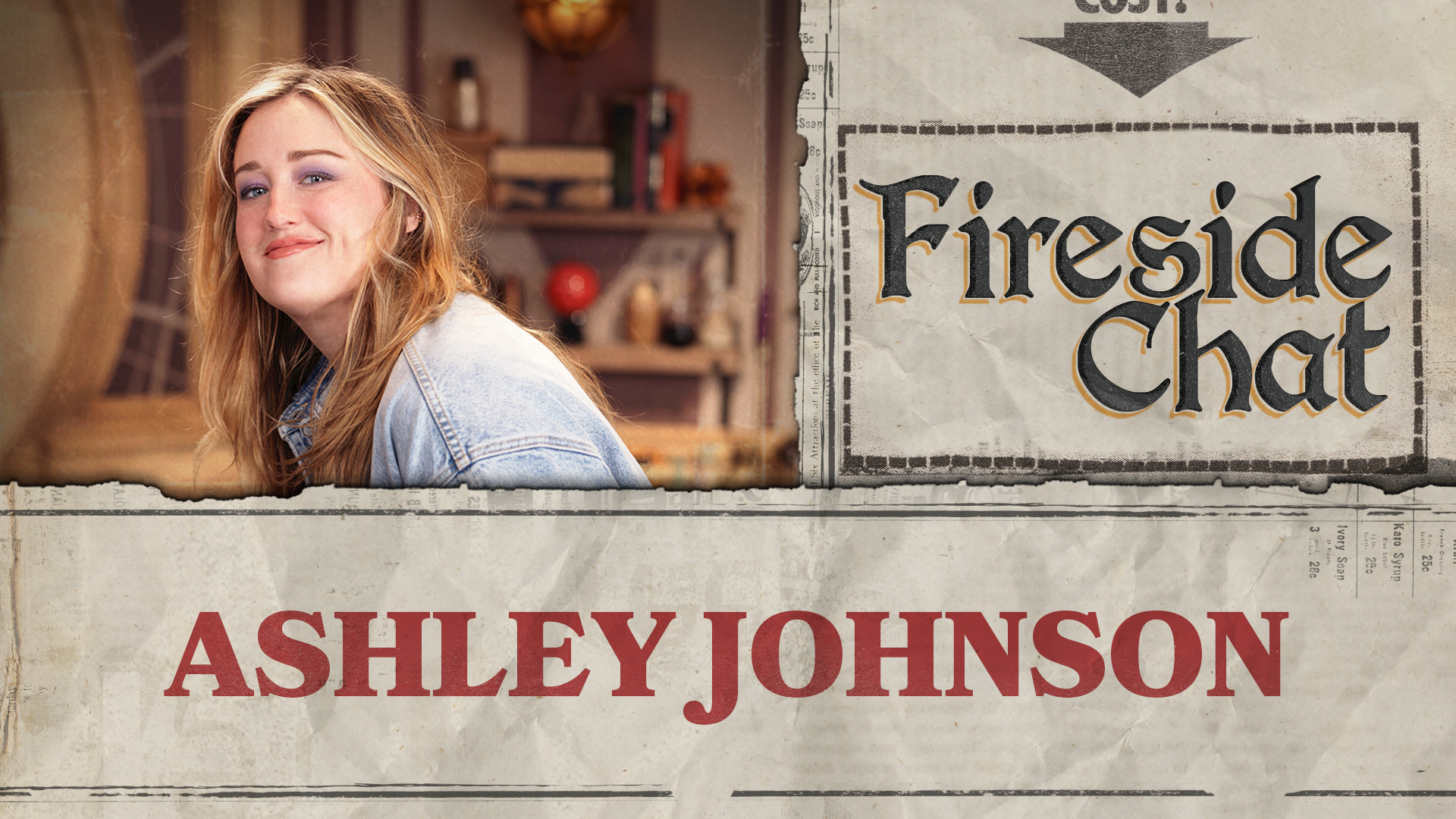 Fireside Chat LIVE With Ashley Johnson | September 2026