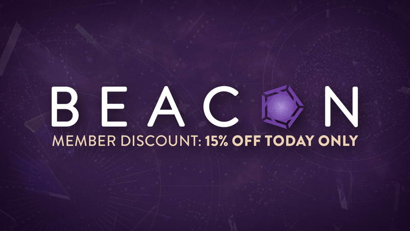Beacon Discount Day | 15%  Off May 12th Only