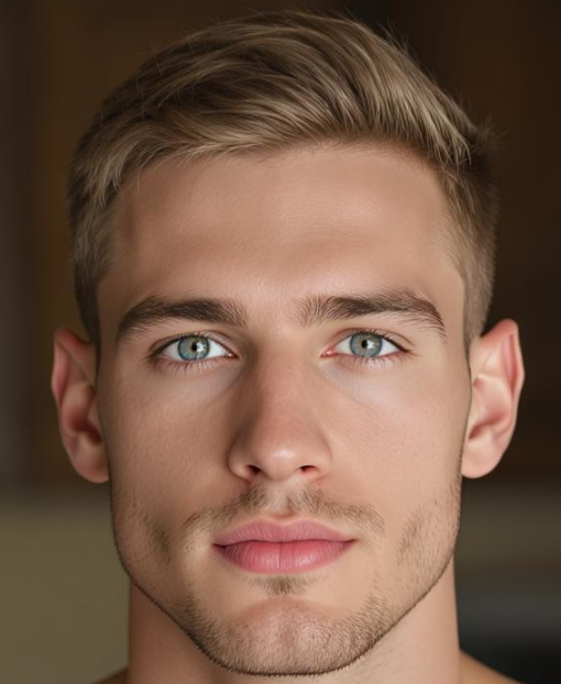 AI image editor input photo showing man in white shirt for multi-image combination feature
