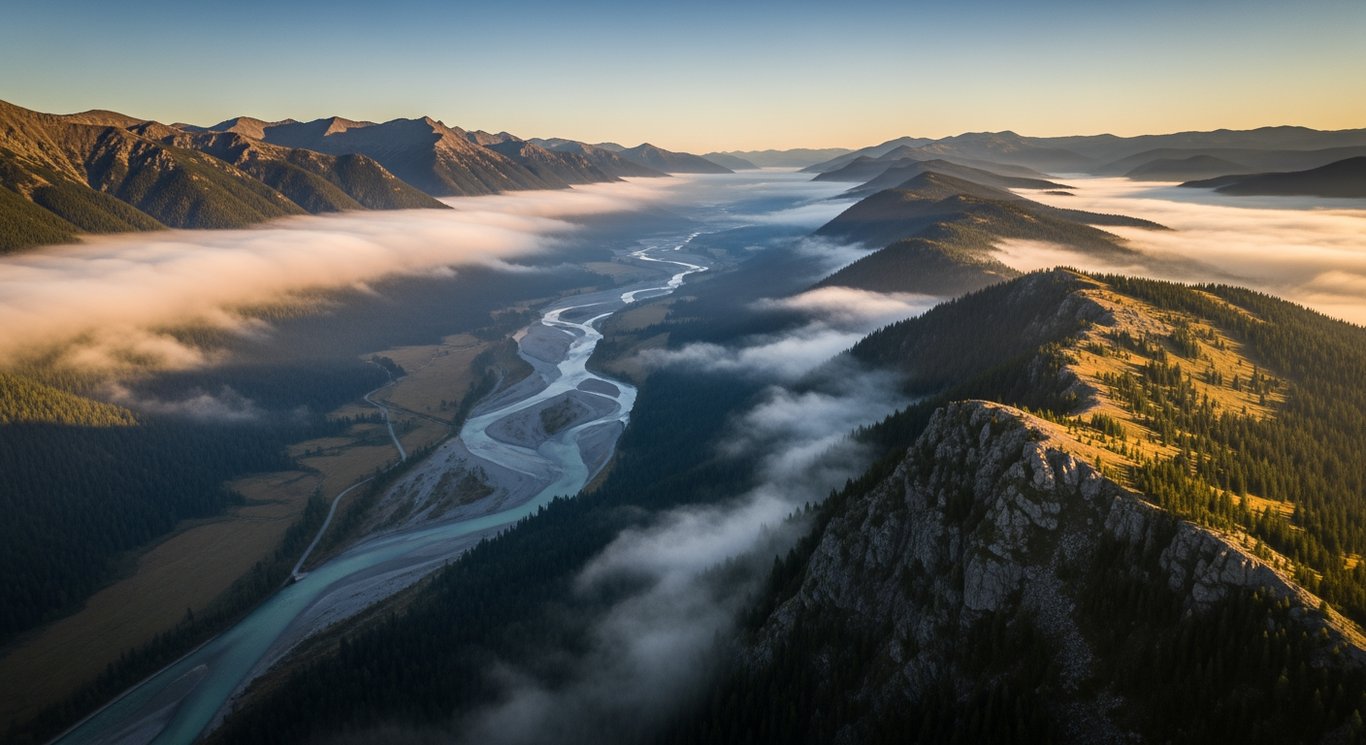 Macro nature photography of dewdrop on spider web by Flux Pro Ultra
