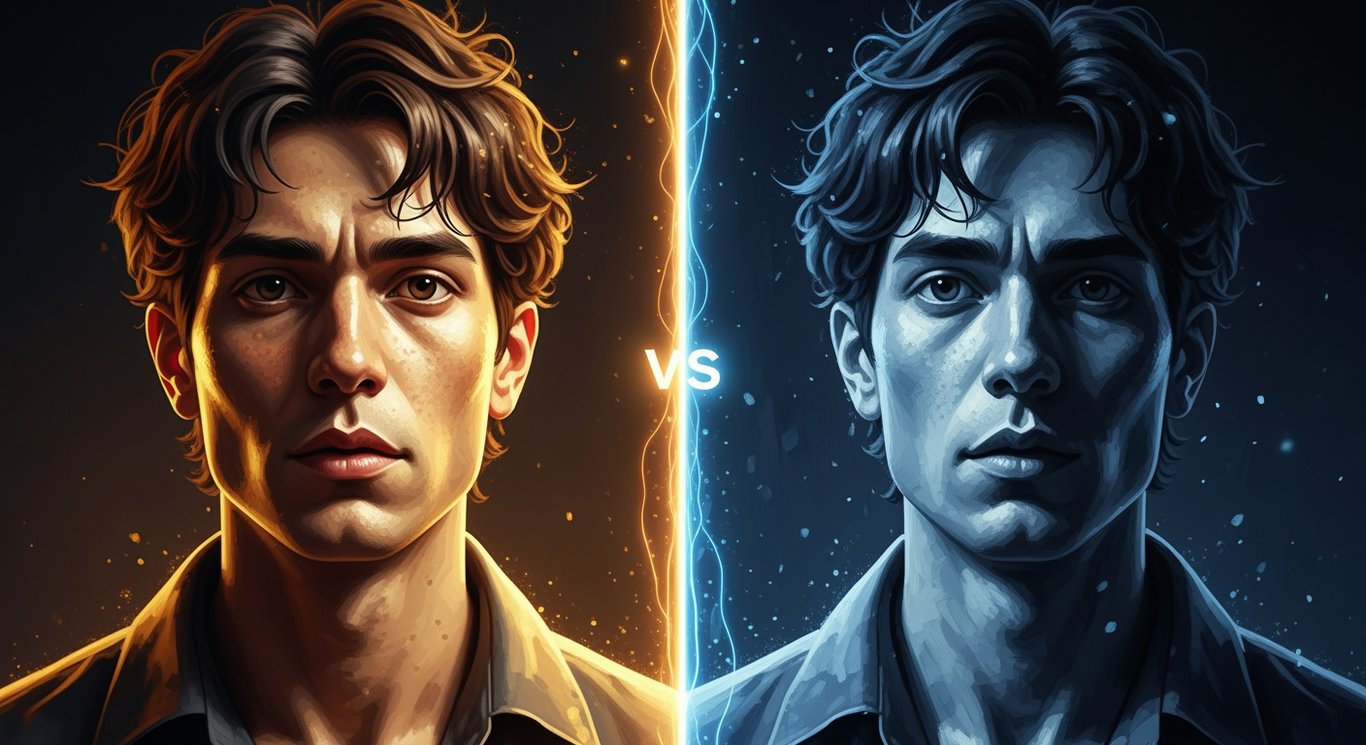 Side by side comparison of Flux Pro Ultra and Midjourney AI image generation quality