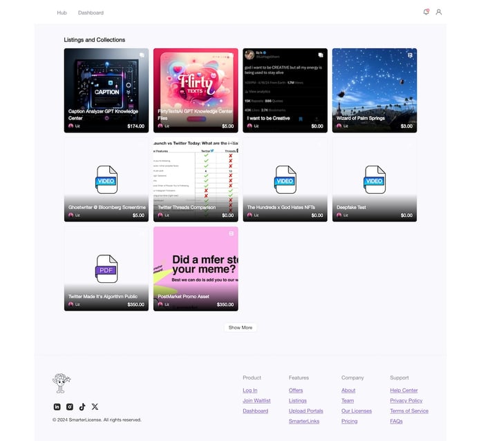Licensing Platform Launches