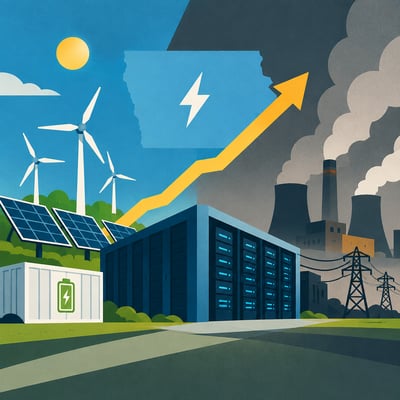 Iowa Data Centers Test Power Choices topic image