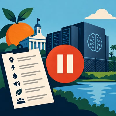 Orange County Weighs AI Data Center Pause topic image