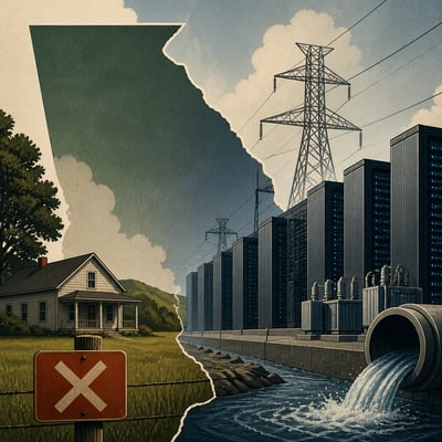 Data Centers Face Eminent-Domain Fights topic image