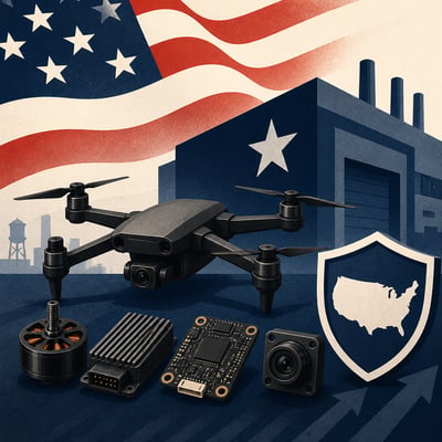 U.S. Backs Domestic Drone Components topic image