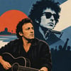 Springsteen and Bob Dylan topic image