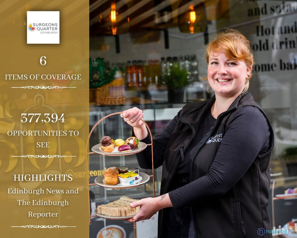 Food and Drink PR, Surgeons Quarter, Cafe 1505, Old Town eatery reopens with sweet collaborations