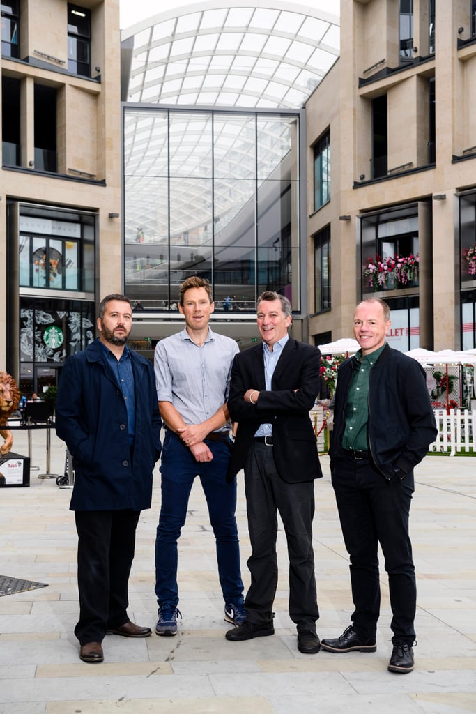 Property PR photography, L TO R - Billy Duncan, Tim Blathwayt, Conor Pittman, Kenny Mcnally